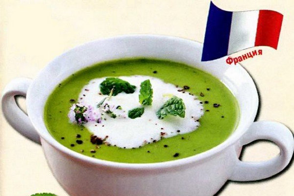 Суп «Зеленый горошек»