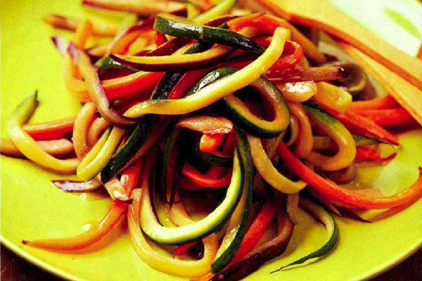 Спагетти из овощей